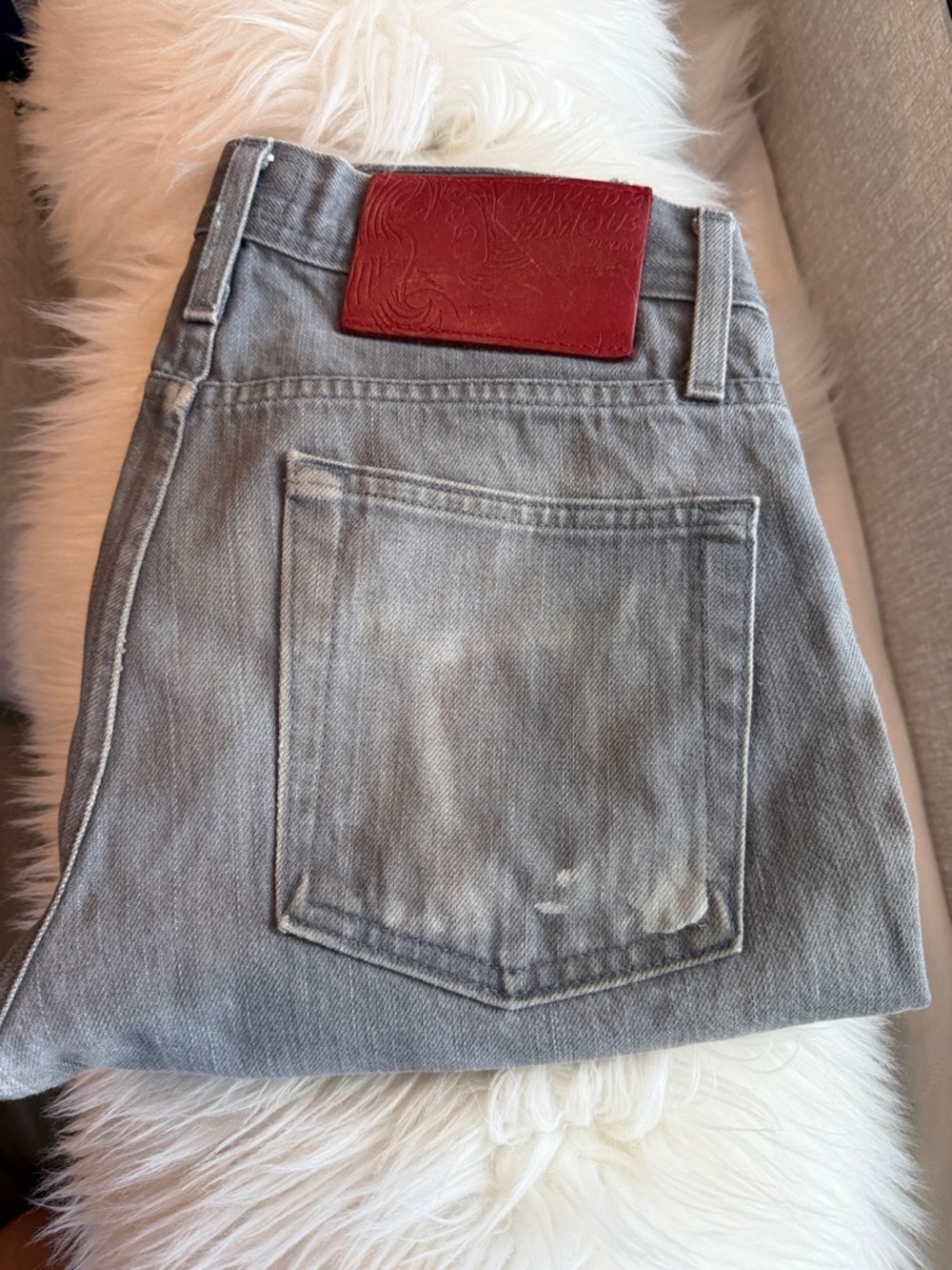 Naked & Famous 11oz weird guy gray selvedge